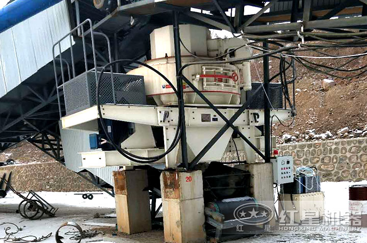 制砂機(jī)作業(yè)現(xiàn)場