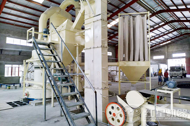 磨粉用戶生產現(xiàn)場，能夠滿足多種規(guī)格磨粉使用